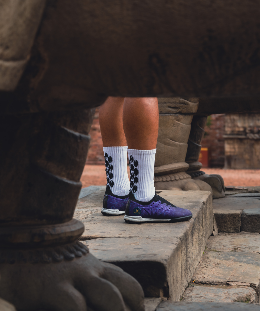 Ball Driven Grip Socks 2.5 3 pack, Dhaka-inspired grip pattern